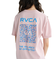【OUTLET】RVCA レディース FLOWER WAVE BOX LOGO LOOSE FIT ST Tシャツ 【2025年夏モデル】