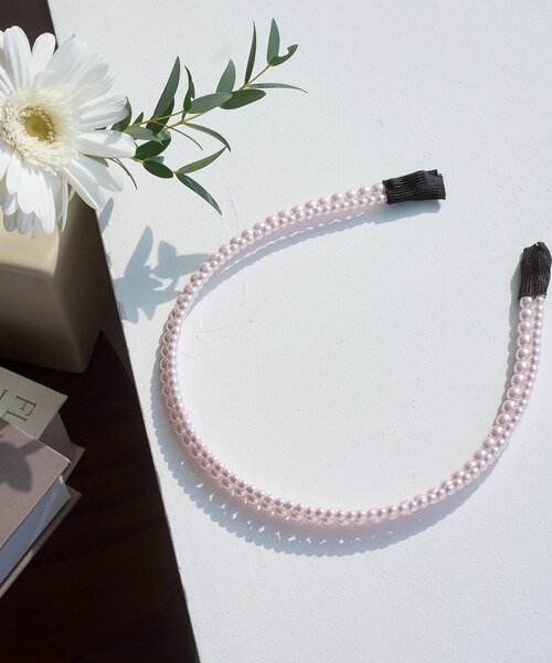 KIDS】2連パールカチューシャ/セレモニー｜ロペピクニック / ビス