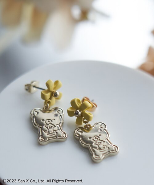 Rilakkuma(リラックマ) 】meets ROPE' PICNIC/マットフラワーピアス