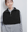 ラメニットハーフジップベスト