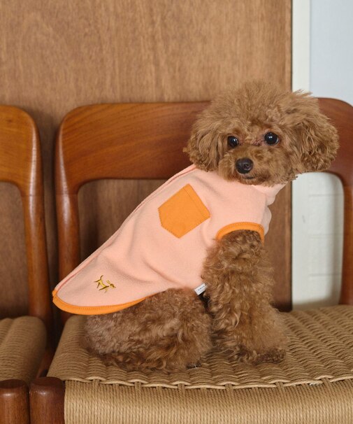 【DOG】カラーフリースベスト