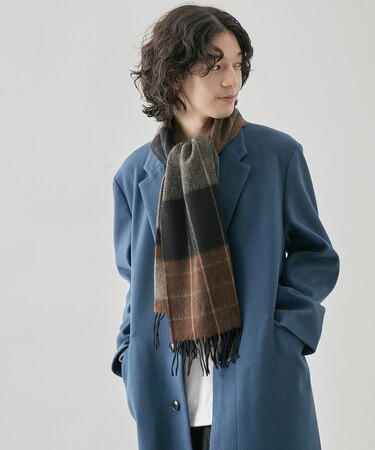 ウールアソート柄マフラー