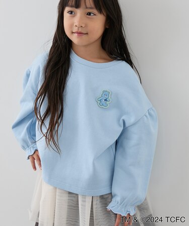 【Care Bears(ケアベア)×ROPE' PICNIC】【KIDS】ギャザースリーブ裏毛プルオーバー
