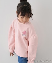 【Care Bears(ケアベア)×ROPE' PICNIC】【KIDS】ギャザースリーブ裏毛プルオーバー