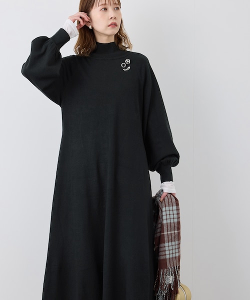 ハイネックニットワンピース/アンチピリング｜ロペピクニック / ビス