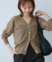 LEVITAシアーニットカーディガン