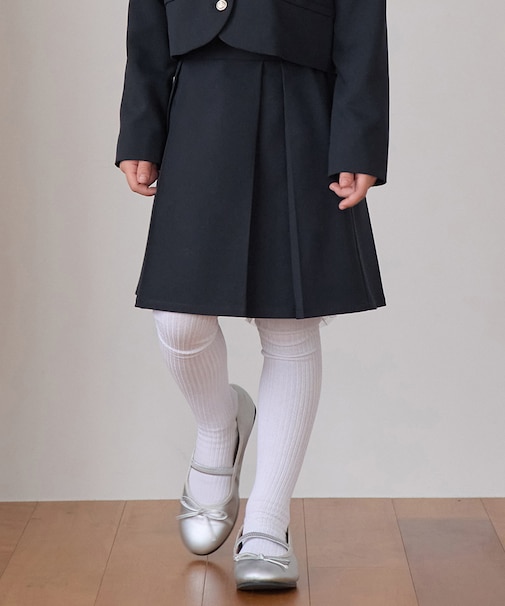 【KIDS】セレモニーにも・セットアップ対応/タックプリーツスカート