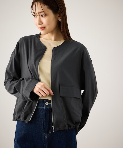 レーヨンナイロンブルゾン