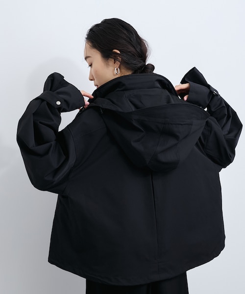 ライナー付き】ショート丈マウンテンパーカー｜アダムエロペの
