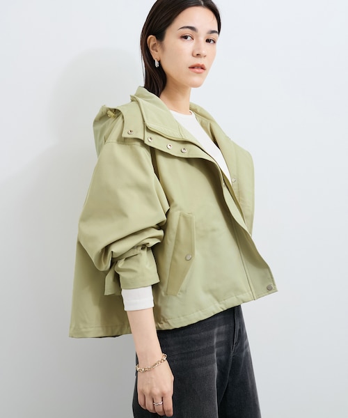 ライナー付き】ショート丈マウンテンパーカー｜アダムエロペの