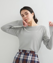 ラメロングスリーブプルオーバー