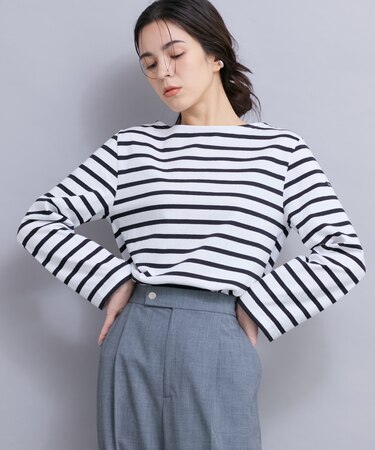 【Le Minor/ルミノア】ボーダーカットソー