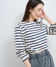 【Le Minor/ルミノア】ボーダーカットソー