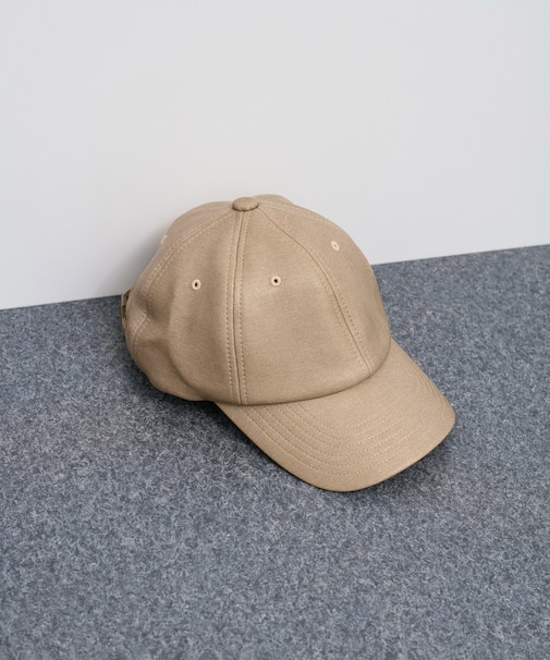 フェイクレザーキャップ