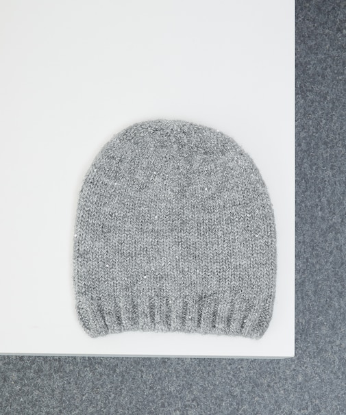 スパンコールラメビーニー