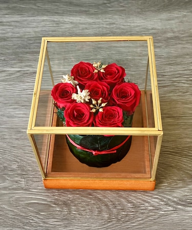 プリザーブドフラワー「クリスマスローズタルト」 M