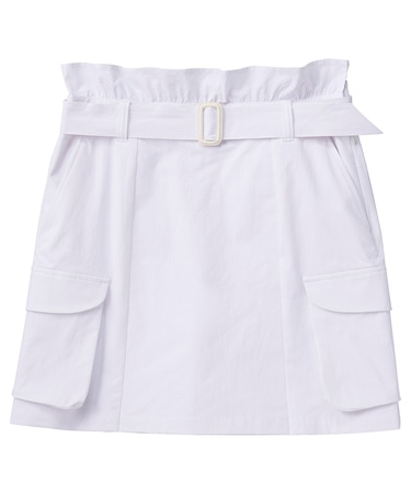 【RIJOUME】ベルト付きハイウエストスカート