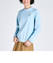『STANDARD COLLECTION』SUNSCREEN4口ポンチ長袖モックネックシャツ