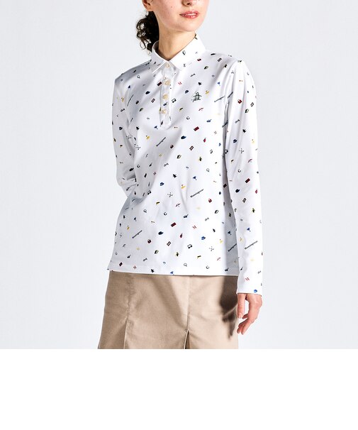 『SEASON COLLECTION』SUNSCREENストレッチ長袖台衿シャツ