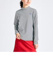 『SEASON COLLECTION』HEAT NAVIボーダーモックネック長袖シャツ