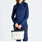 『SEASON COLLECTION』ストレッチ裏起毛台衿付き長袖シャツ