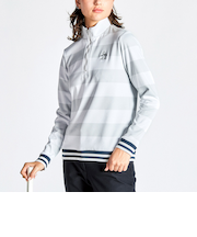 『SEASON COLLECTION』HEAT NAVIボーダーハーフジップ長袖シャツ