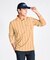 『SEASON COLLECTION』吸汗速乾ストレッチ総柄プリント長袖ポロシャツ