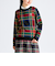 『SEASON COLLECTION』チェック柄クルーネックセーター