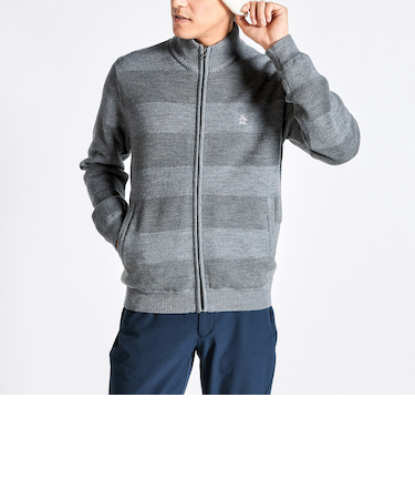 『SEASON COLLECTION』防風裏付きニットブルゾン