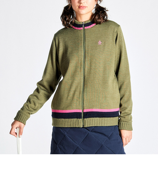 『SEASON COLLECTION』防風裏付きニットブルゾン