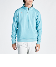 『SEASON COLLECTION』吸湿発熱裏起毛カットソーハーフジッププルオーバー