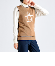 『SEASON COLLECTION』ペンギンロゴジャカードニットベスト
