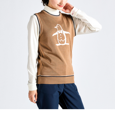 『SEASON COLLECTION』ペンギンロゴジャカードニットベスト