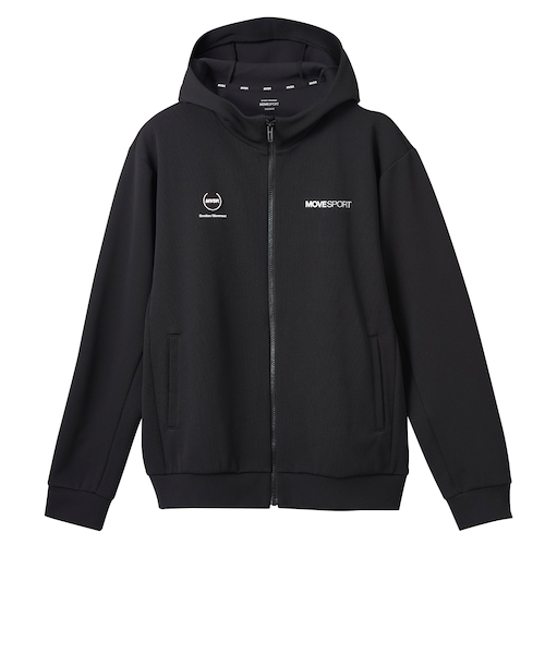 デサント DESCENTE S.F.TECH ロゴ総柄 バックロゴ フルジップ