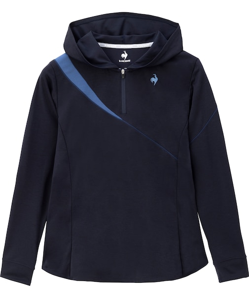 ハーフジップナガソデシャツ