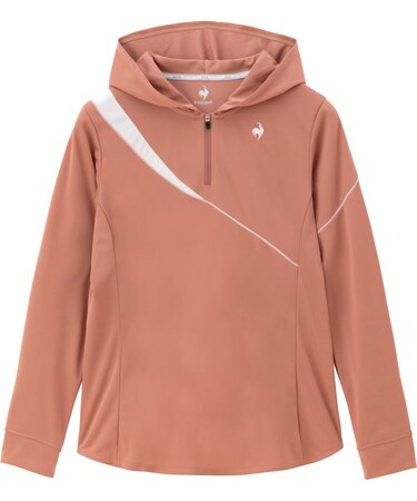 ハーフジップナガソデシャツ