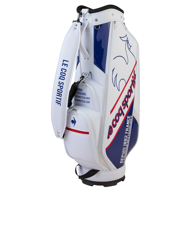 ○シューズ収納可能フード採用 軽量キャディバッグ 9.0型