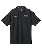 SUNSCREENミニ鹿の子 総柄グラフィックポロシャツ