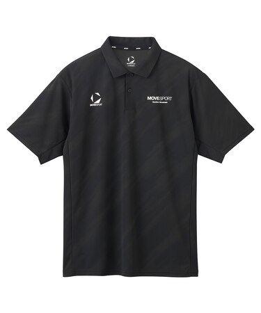 SUNSCREENミニ鹿の子 総柄グラフィックポロシャツ