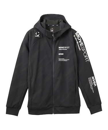 SUNSCREEN 総柄グラフィック ジャージフーディー