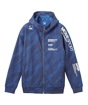 SUNSCREEN 総柄グラフィック ジャージフーディー