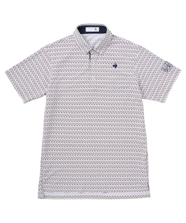 トライアングル小柄半袖シャツ