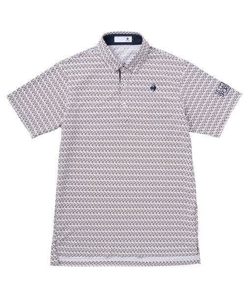 トライアングル小柄半袖シャツ