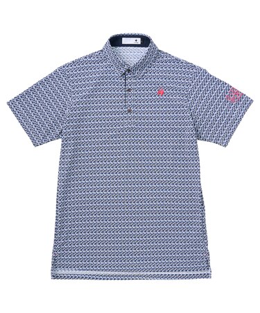 トライアングル小柄半袖シャツ