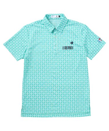 モノグラム柄ジャガード半袖シャツ