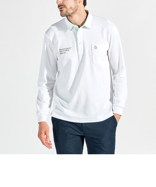 SEASON』サンスクリーンドット鹿の子長袖ポロシャツ｜デサント ストア