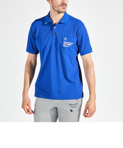 『SEASON』サンスクリーンフィラシス鹿の子半袖ポロシャツ