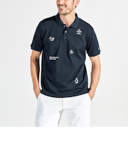 『SEASON』70周年記念 アーカイブペンギン飛び刺繍 半袖ポロシャツ