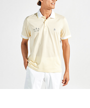 『SEASON』ハイゲージ鹿の子ボーダー半袖ポロシャツ ※25FW戸籍変更