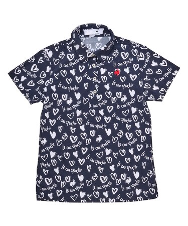 ニワトリハート半袖シャツ